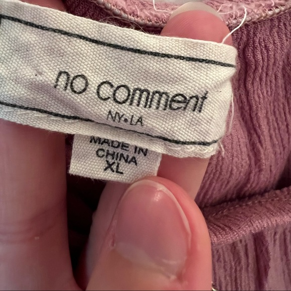 No Comment boho chic crop top | Size XL - Picture 4 of 7